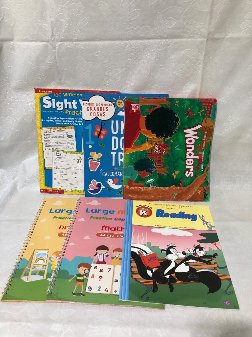 Kindergarten Education Activity Books Lot of 6